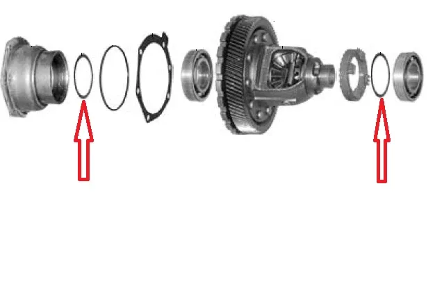 Ford ATX Speedometer/Differential Bearing Shim E3FZ-4067-A (MPN 86467)