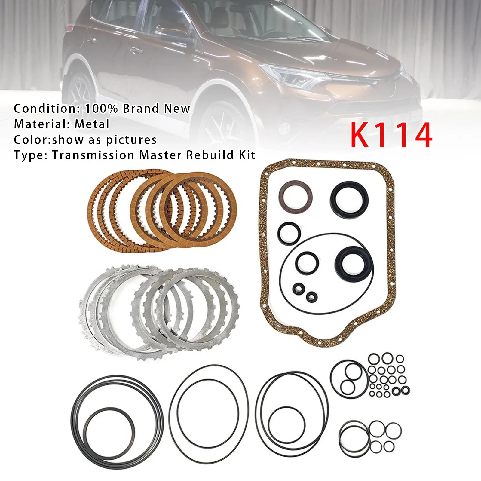 Toyota RAV4 CVT Transmission Master Rebuild Kit K114