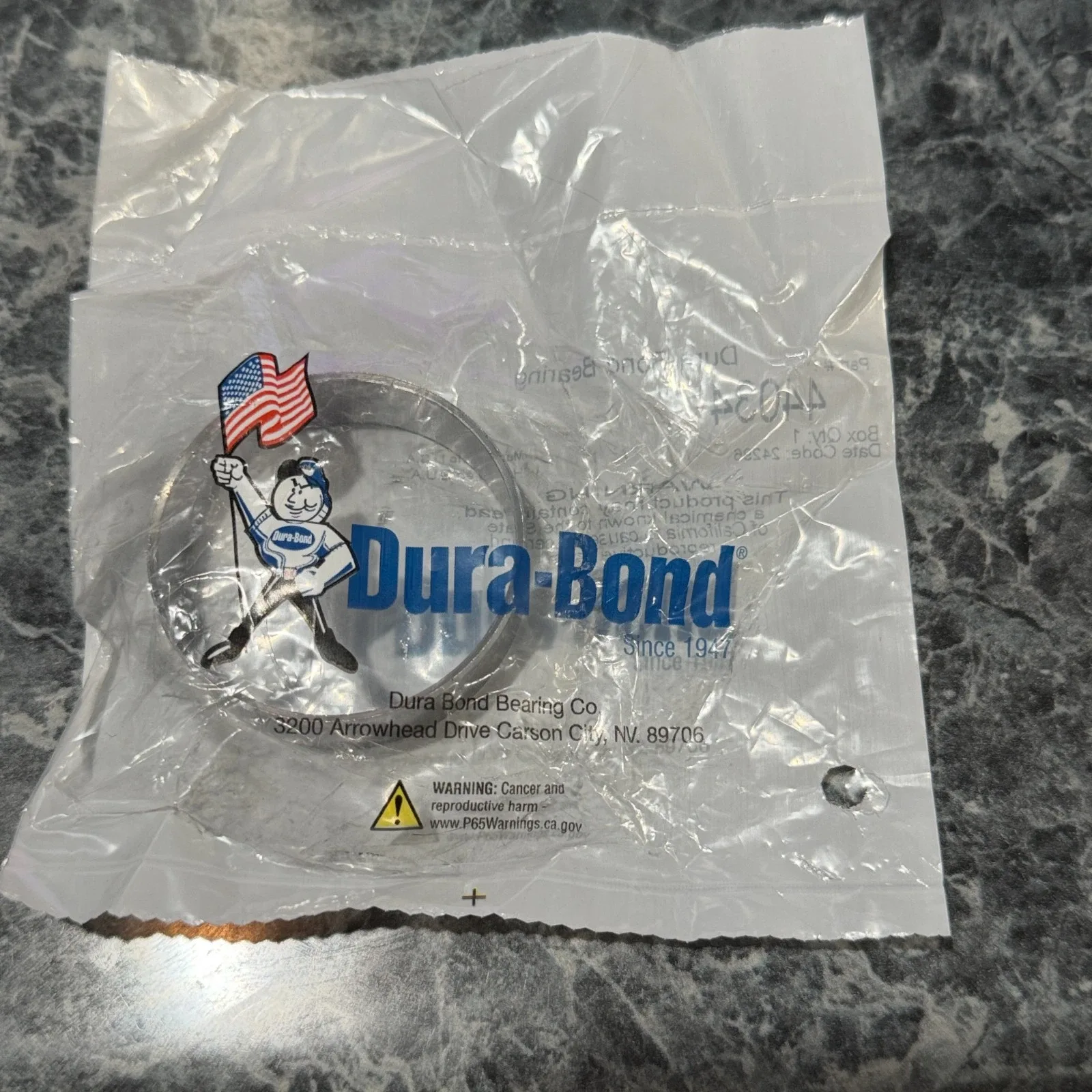 Dura-Bond Bearing 44034 - New (Made in USA) image 2