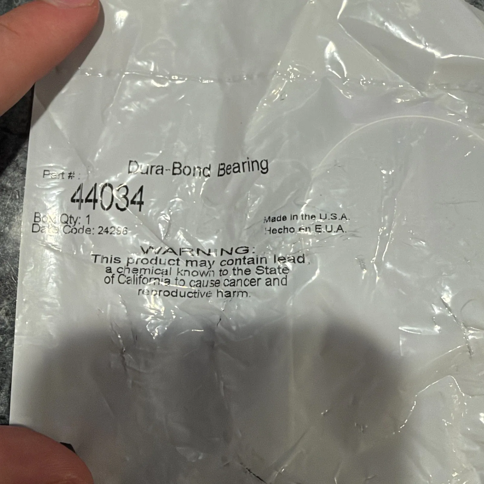 Dura-Bond Bearing 44034 - New (Made in USA) image 3