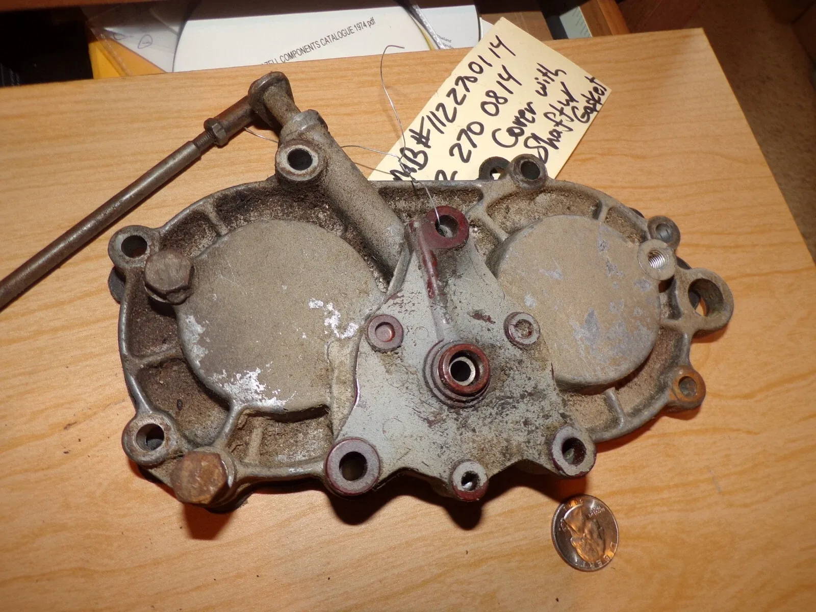 Mercedes-Benz Bearing Cover 112-270-08-14 (A1122700114 / A1122771980) for 220SEb, 230SL, 300SEL image 4