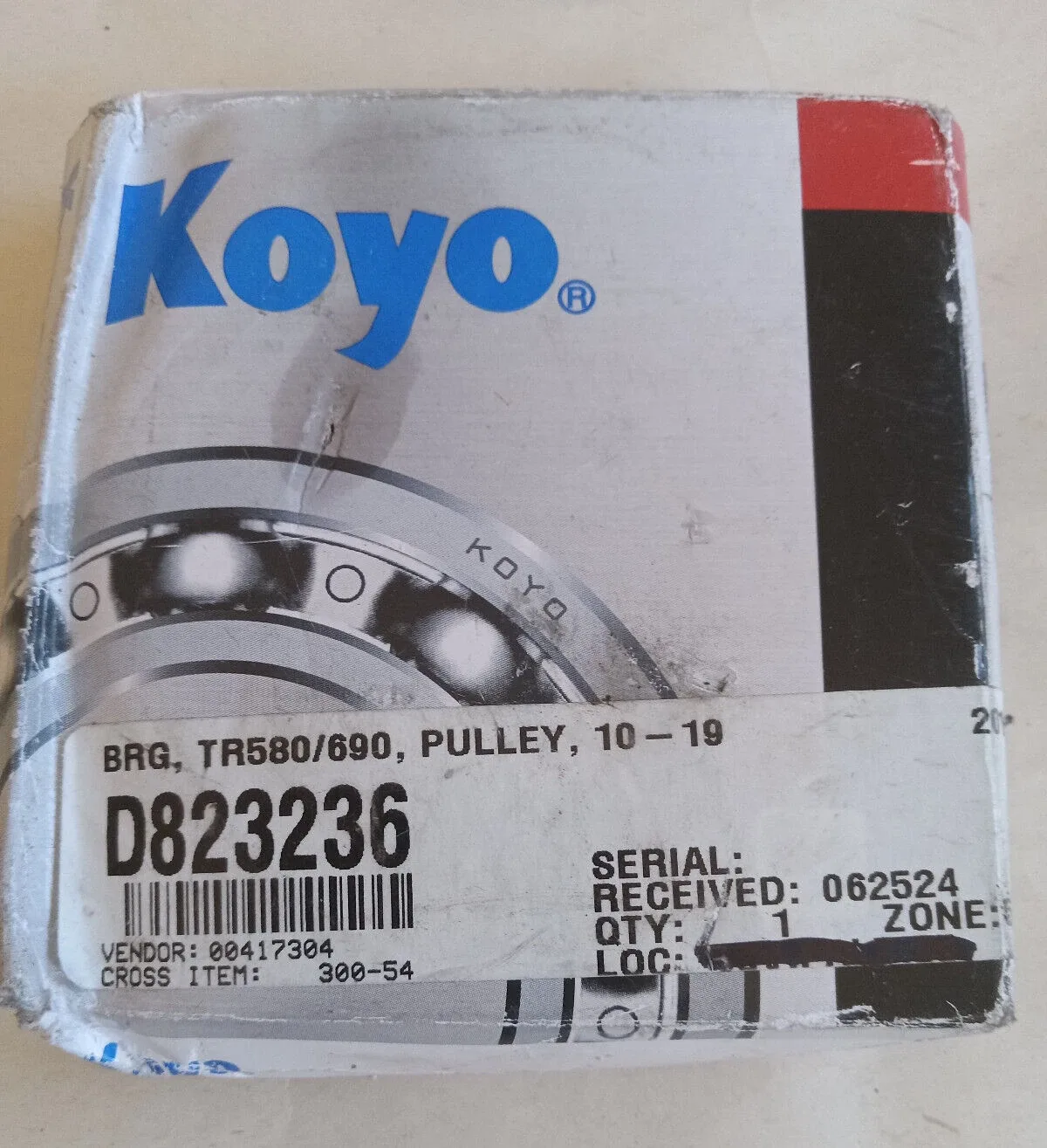 Koyo D823236 Bearing for Subaru TRS580 & TRS690 Transmissions