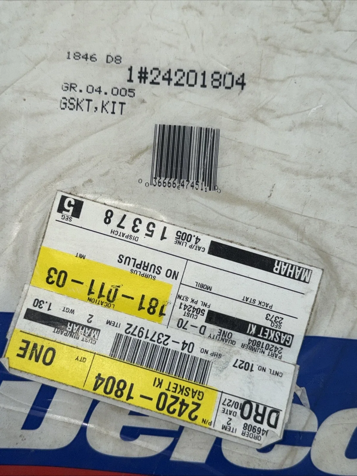 GM 24201804 Overhaul Gasket Kit for 4L60 / 700R4 image 3