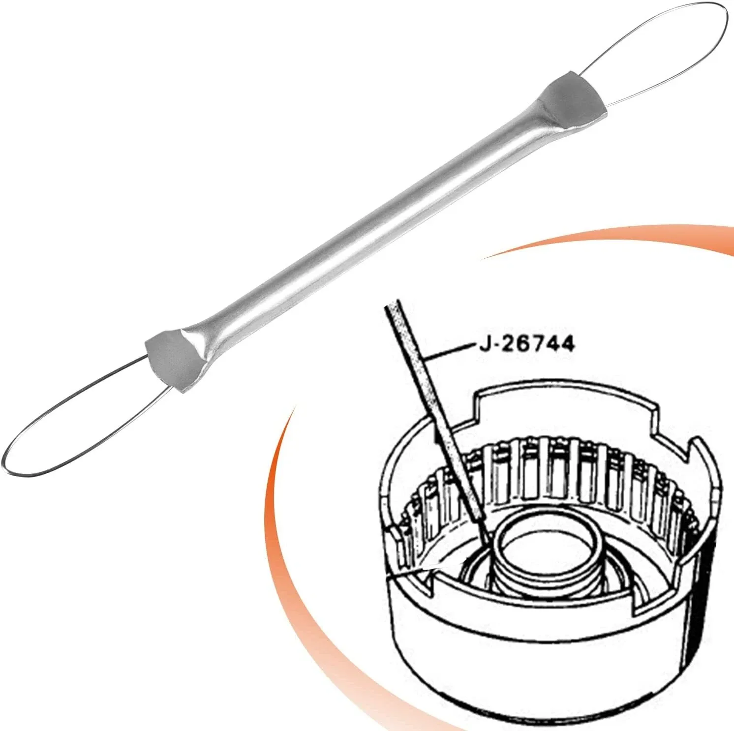 Universal Lip Seal Installer & Remover Transmission Tool MOQP1025 — For Atec T-0015 / Kent‑Moore J‑26744‑A