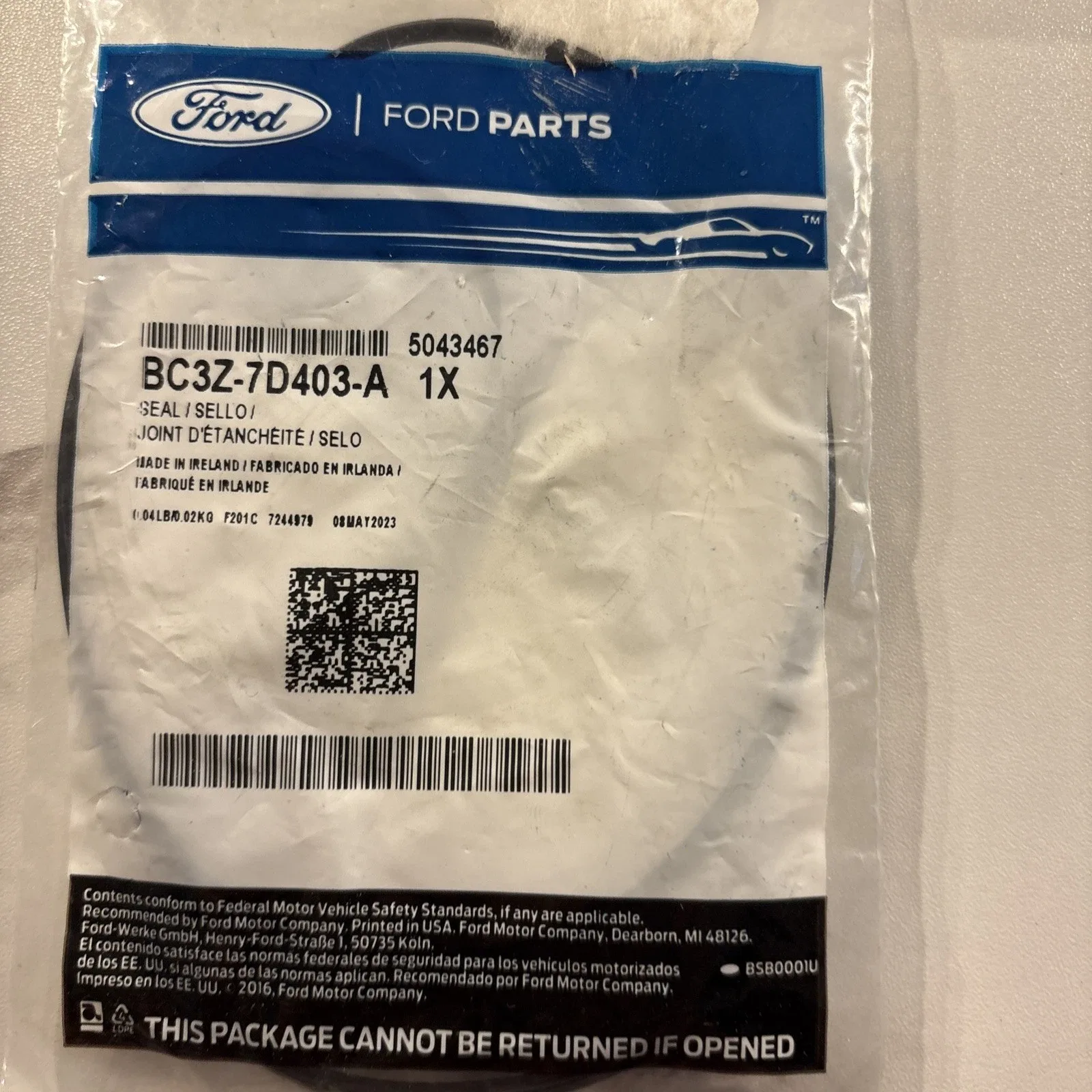 Ford F-250 / F-350 Super Duty Transmission Shaft Seal BC3Z-7D403-A image 2