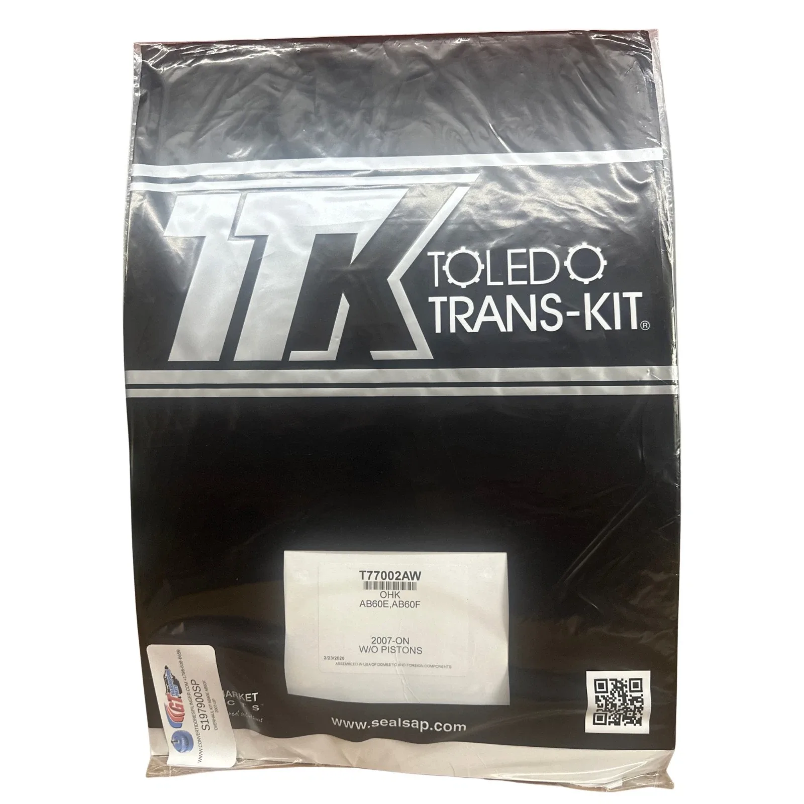 2007-Up Toyota Transmission Overhaul Rebuild Kit AB60E AB60F S197002D