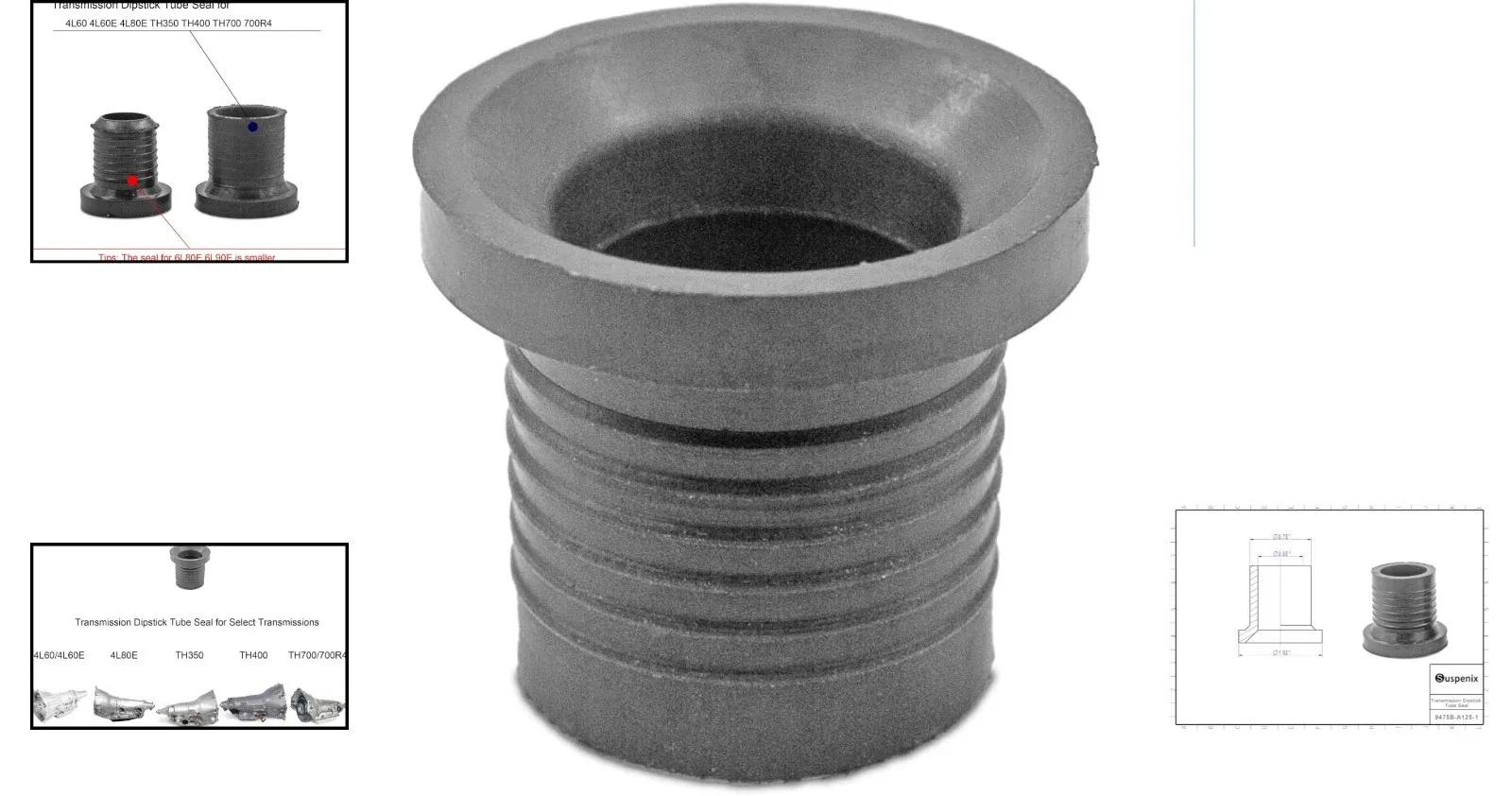Automatic Transmission Dipstick Tube Grommet Seal for Chevy - 1pc image 2