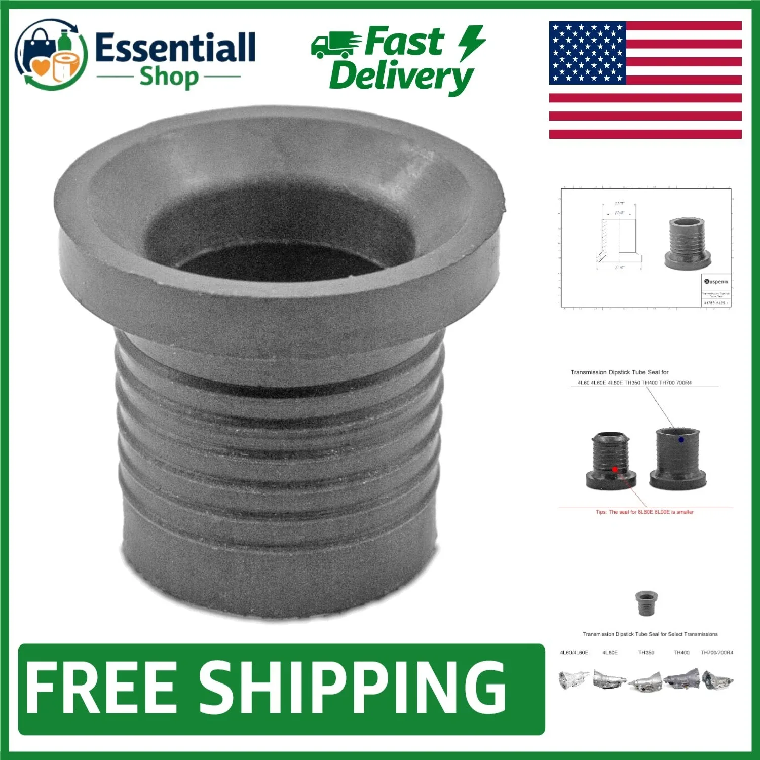 Automatic Transmission Dipstick Tube Grommet Seal for Chevy - 1pc