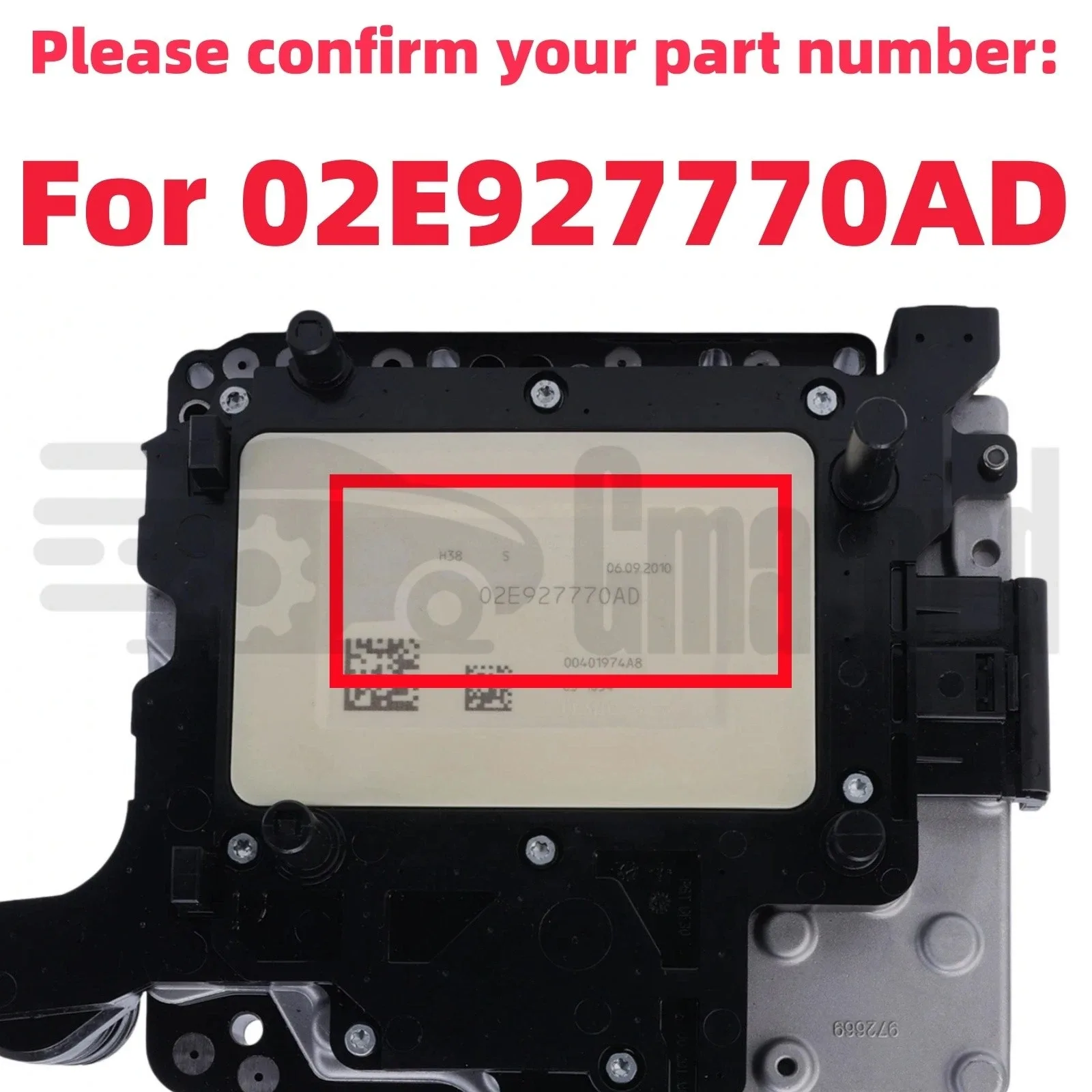 Audi / VW DQ250 6-Speed DSG Mechatronic Valve Body 02E927770AD image 2