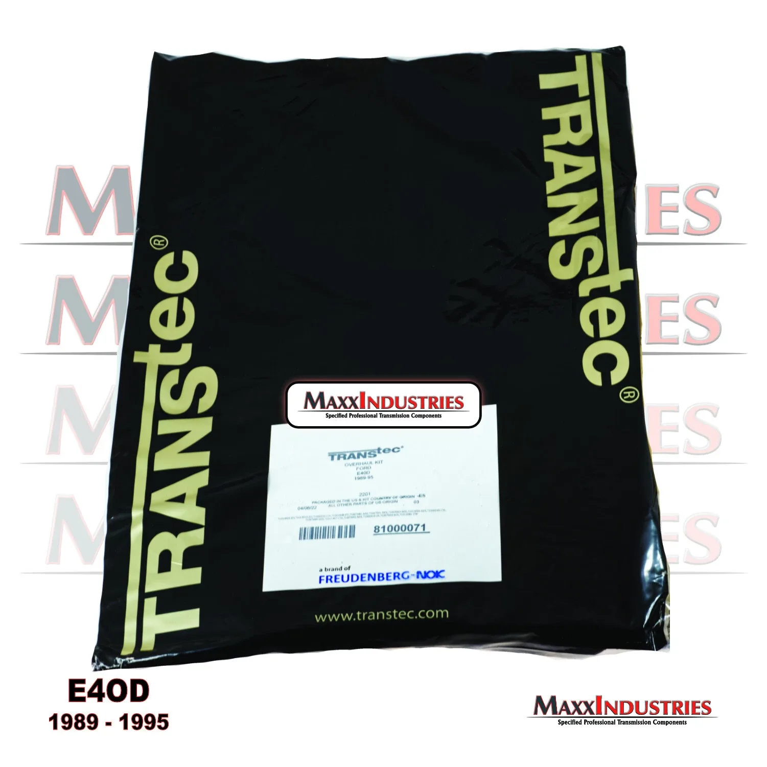 1989-1995 Ford E4OD Transmission Rebuild Kit Transtec MPN 2201 image 2