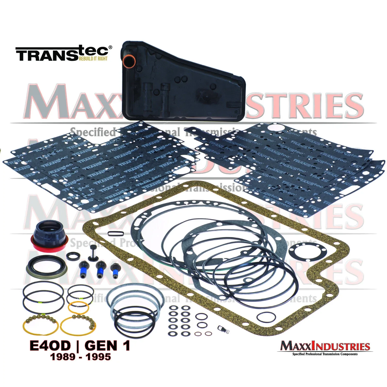 1989-1995 Ford E4OD Transmission Rebuild Kit Transtec MPN 2201