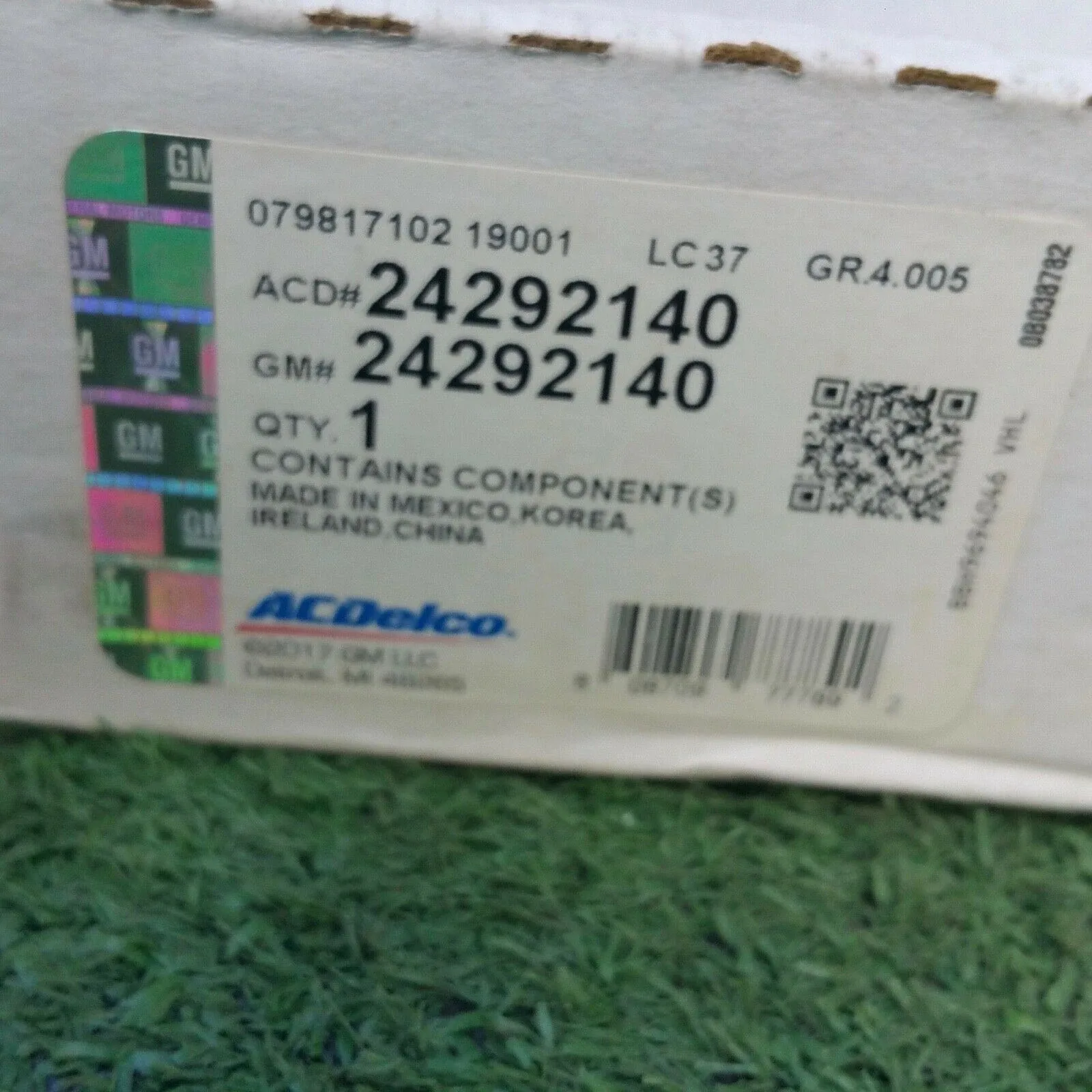 2020 GMC Terrain Automatic Transmission Seal Kit Gasket 24292140 image 2