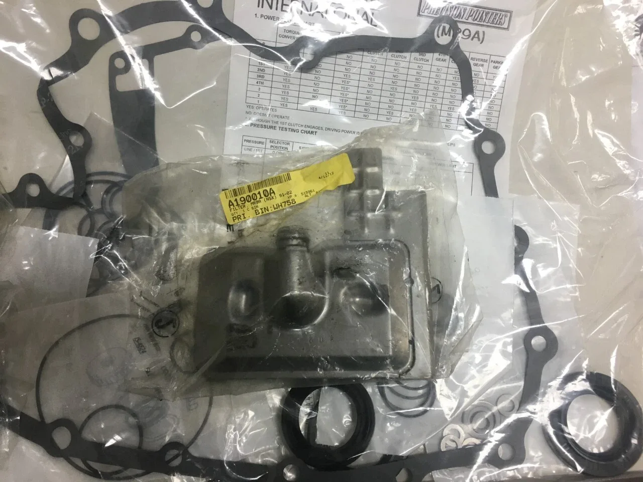 MR9A Master Transmission Overhaul Rebuild Kit K48900B - Precision International image 3