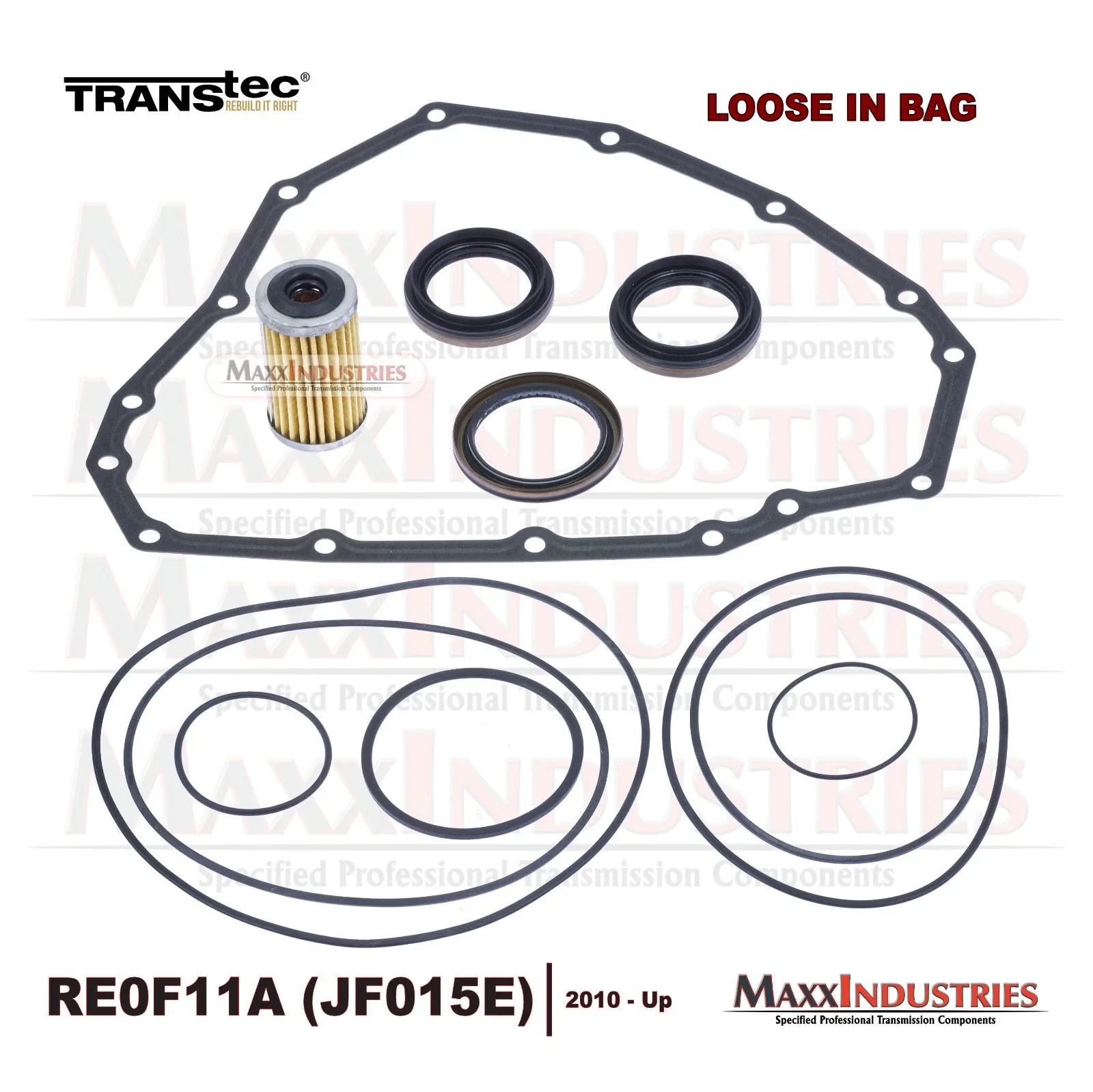JF015E / RE0F11A CVT Rebuild Kit — TransTec 49354731 image 4
