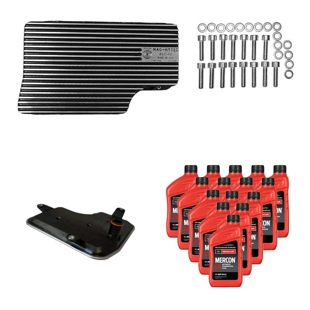 2011-2019 Ford F-250/F-350 6R140 Transmission Service Kit & Mag-Hytec Deep Pan F6R140
