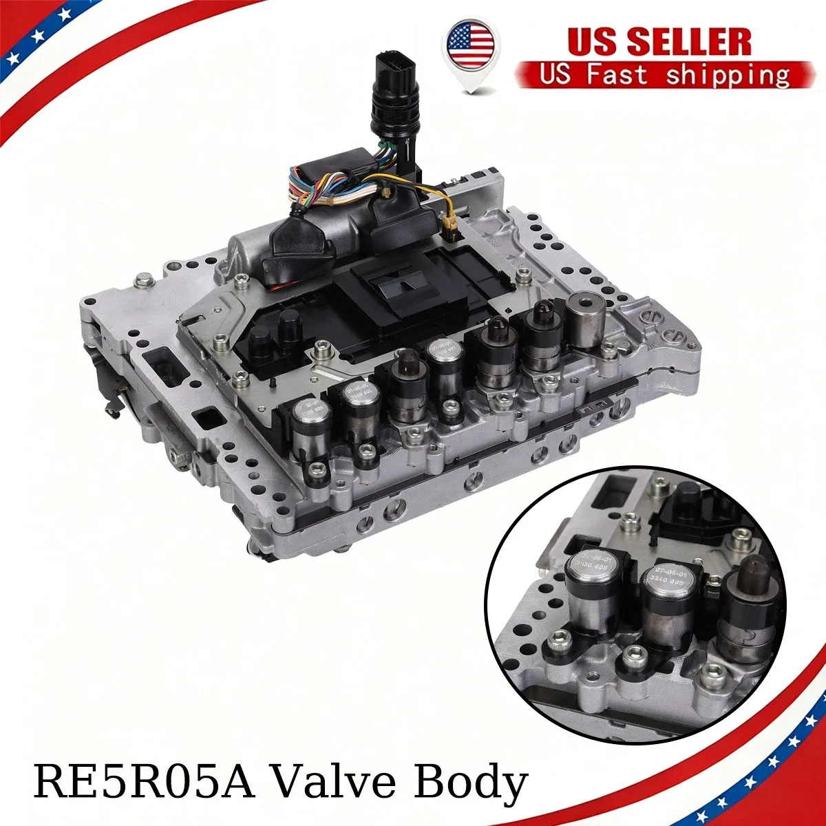 Valve Body Solenoid RE5R05A for Xterra Armada Pathfinder Frontier Titan G35 - US2023053001