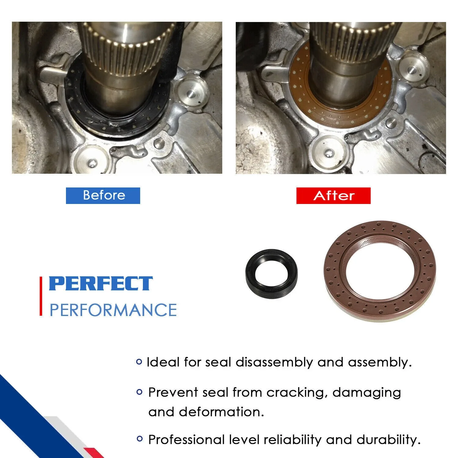 Ford Focus / Festiva DPS6 (DCT) Dual Clutch Transmission Seal Installer Tool Kit image 4