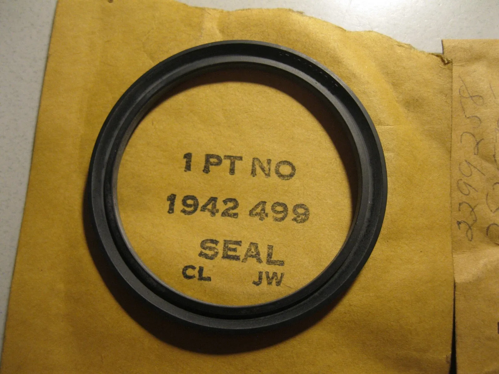 1960-1964 Mopar 3-Speed Automatic Reverse Piston Seal MPN 1942449 image 2