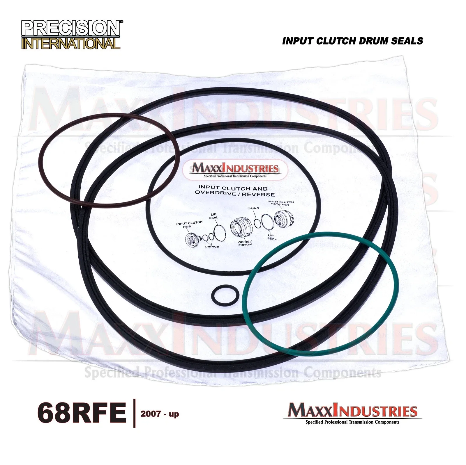 2007-2024 RAM 6.7L 68RFE Overdrive & Input Clutch Seal Kit P72336AK image 3