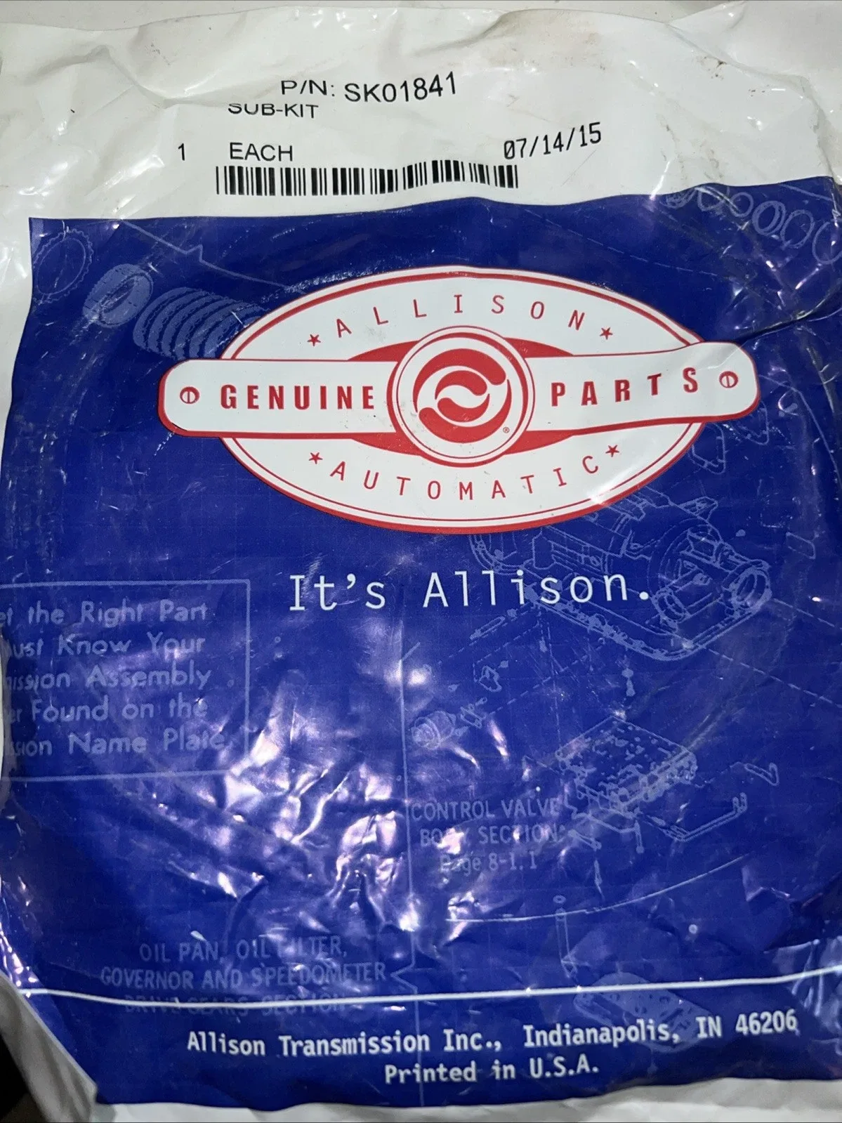 Allison Transmission Seal SKO1841
