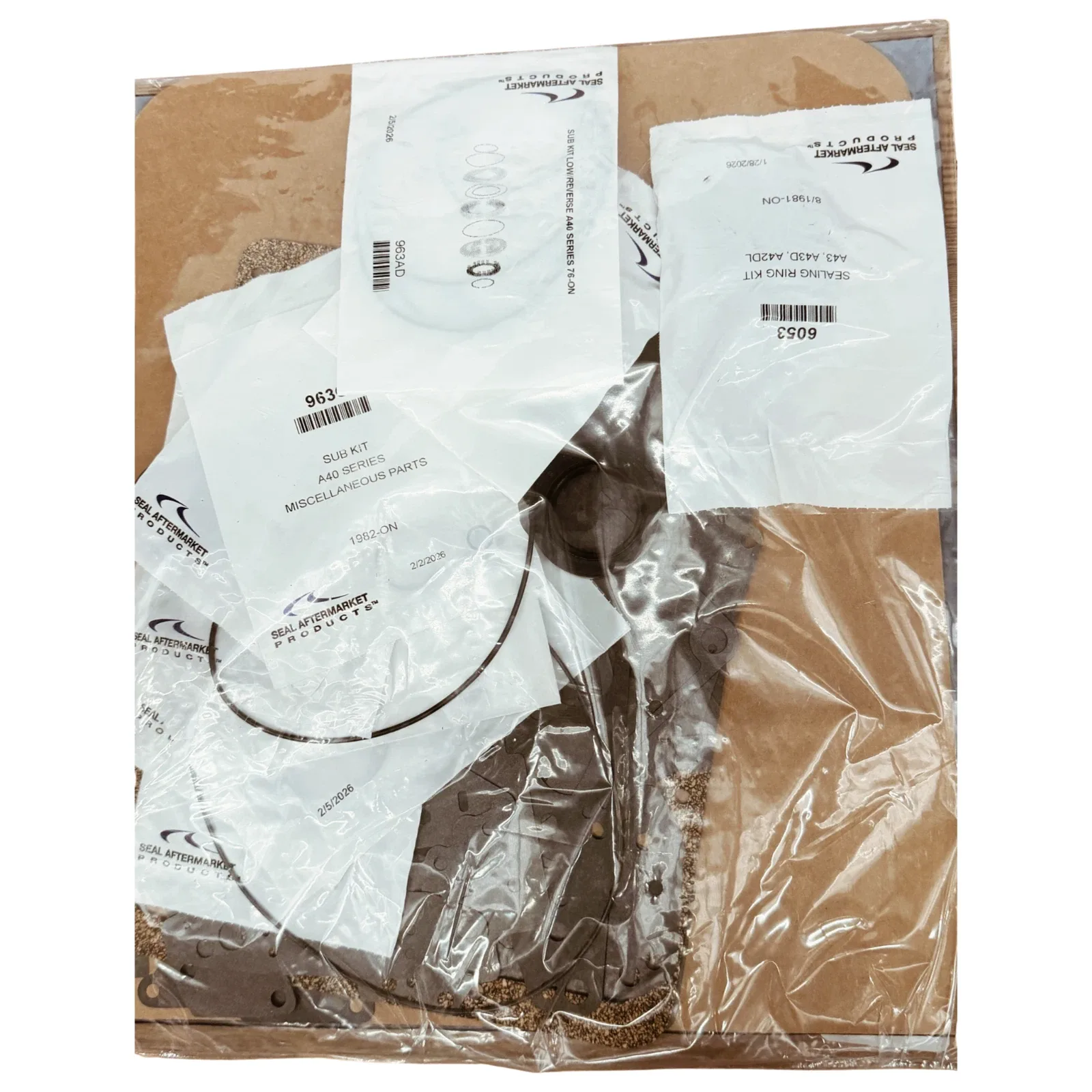Toyota A42DL/A43DE/A43DL/A44DE/A44DL/A46DE Overhaul Kit Gaskets Seals S46900F image 2