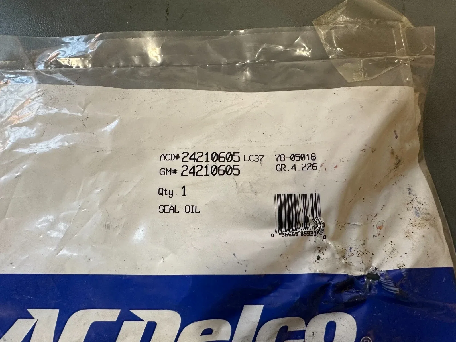 1984-2004 Chevrolet Corvette Automatic Transmission Fluid Pump Seal - GM OEM 24210605 image 2
