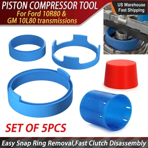 Ford 10R80 Piston Compressor & Sealing Ring Resizing Tool Kit - 10R80-PC