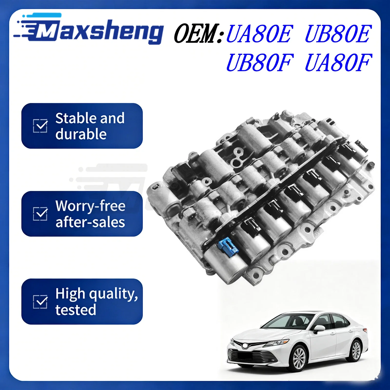 UA80E/UB80E/UA80F/UB80F Transmission Valve Body (no Start-Stop) for Toyota Camry, Highlander, Lexus RX350