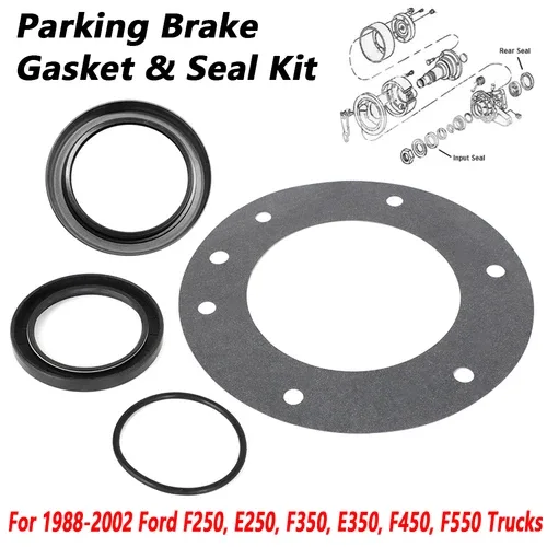 For 1988-2002 Ford Transmission Mounted E Brake Parking Brake Gasket & Seal Kit