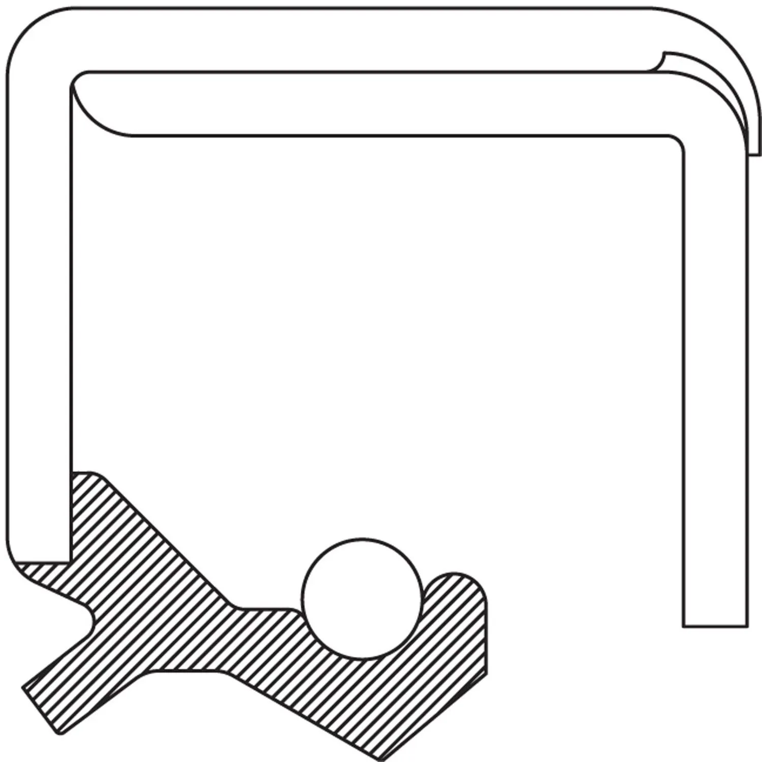 National 417351 Oil Seal – Multi-Purpose Nitrile (MPN 417351) image 2