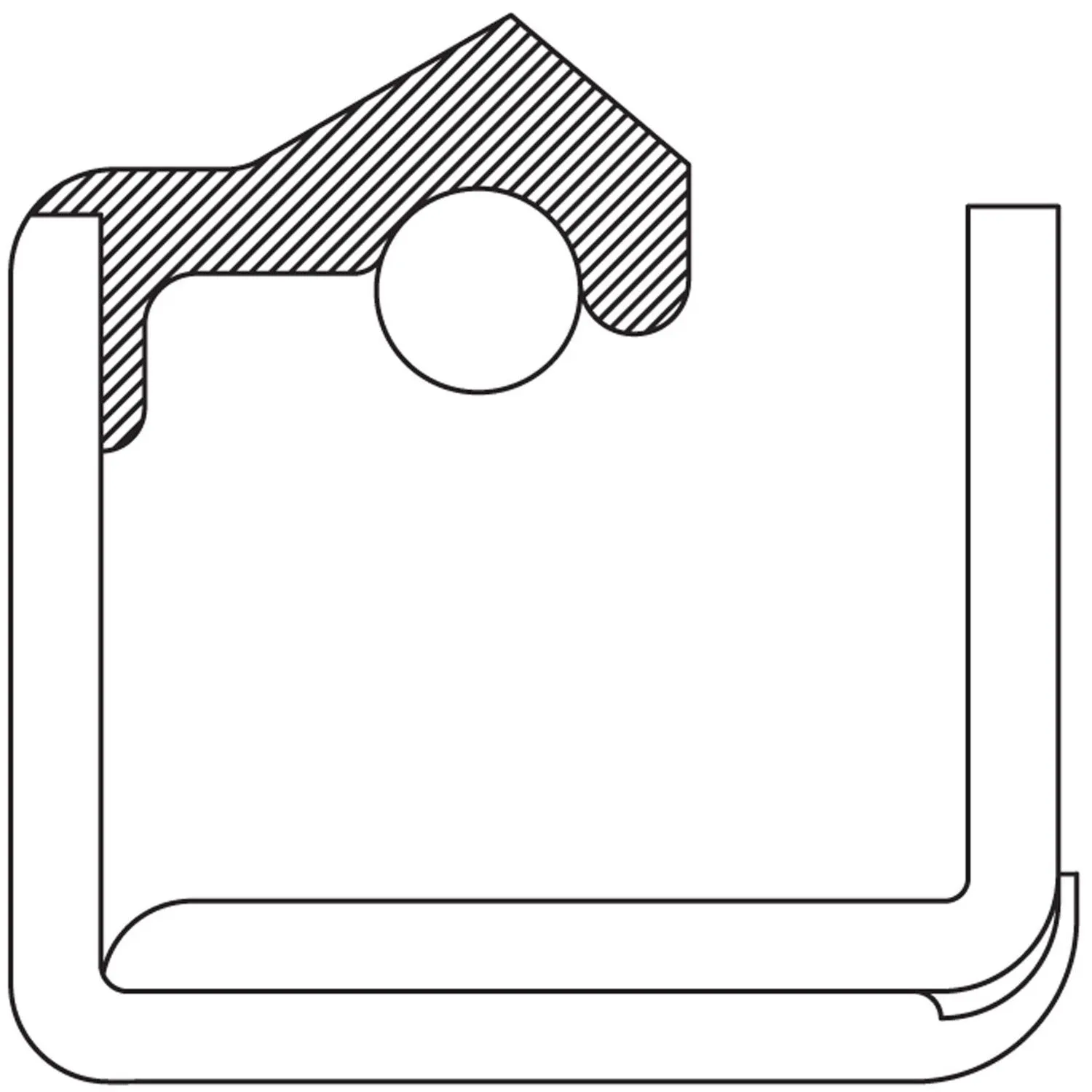 National Bearings 7354N Multi Purpose Oil Seal image 2