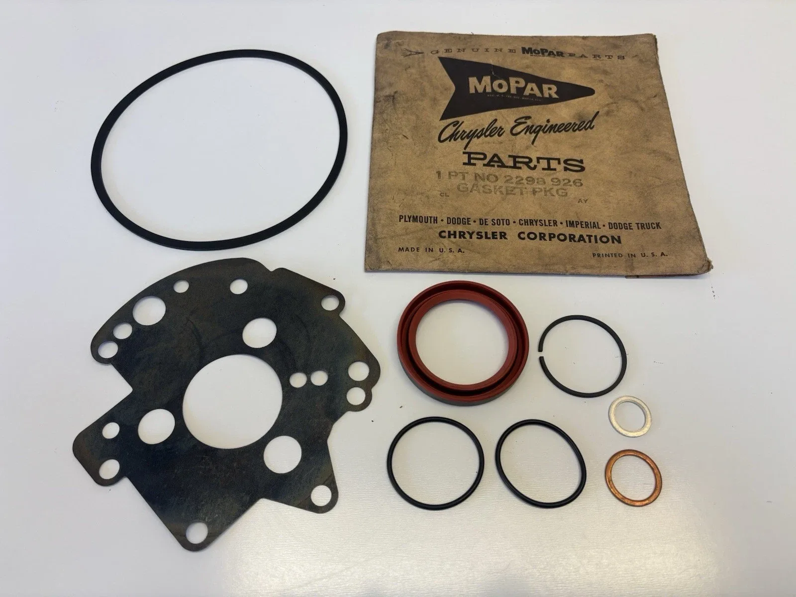 1957-1961 Mopar 727 TorqueFlite Front Oil Pump Gasket Seal - MPN 2298926