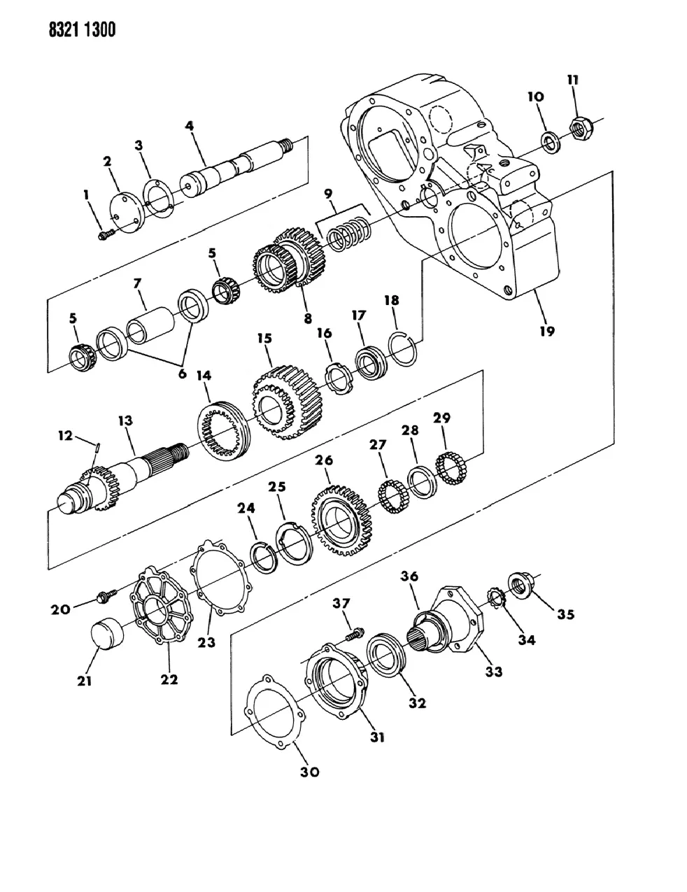 1984-1993 Mopar Output Seal 4167908 image 2