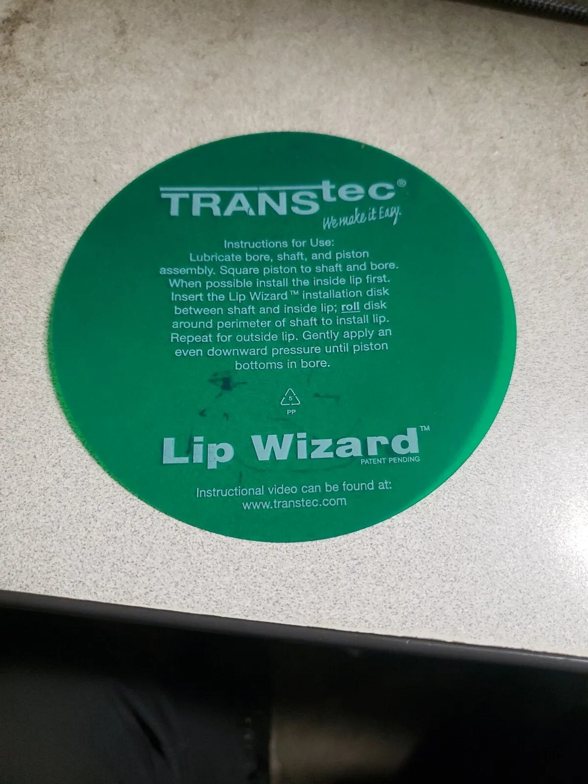 Transtec Lip Wizard Transmission Seal Installer for Turbo 400, 350, Powerglide