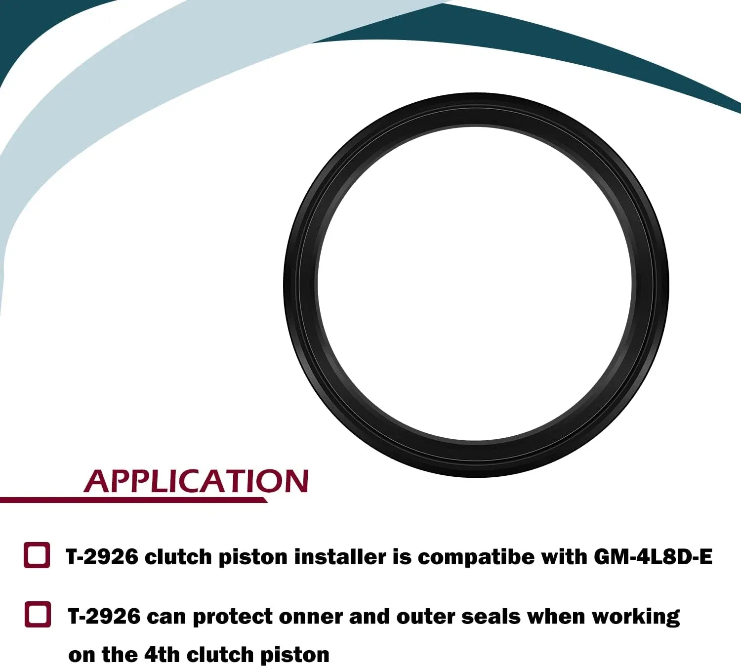1991+ GM 4L80E Fourth Clutch Piston & Lip Seal Installer VSQP1060 image 2