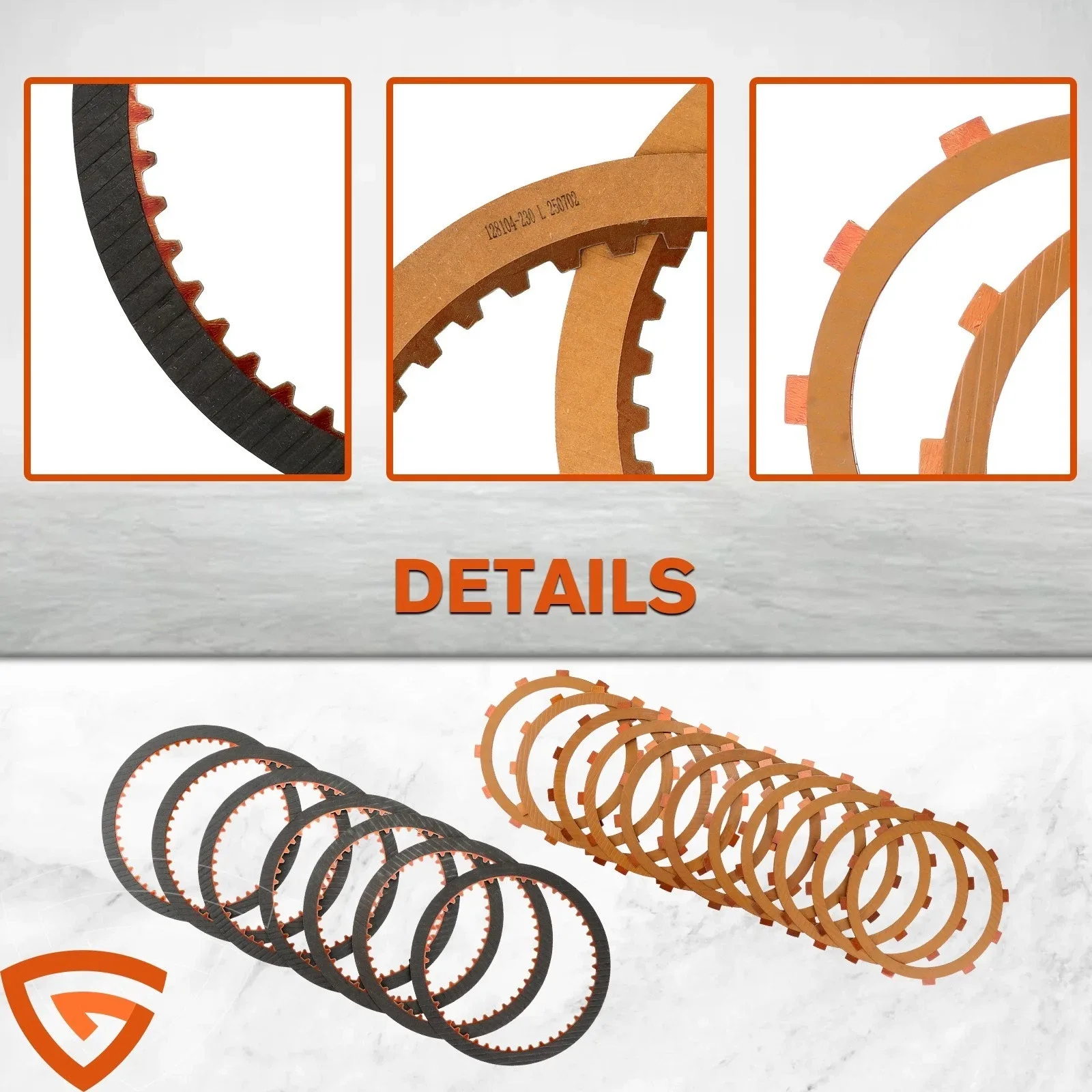 2007-2012 Ram 2500/3500/4500 6.7L 68RFE Friction Clutch Set - GEARZAAR 34068KIT image 3