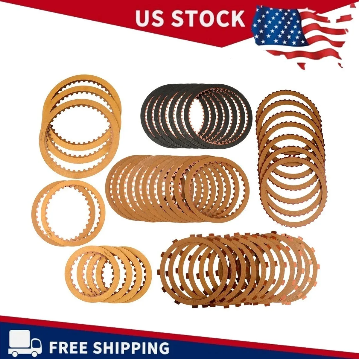 2007-2012 Ram 2500/3500/4500 6.7L 68RFE Friction Clutch Set - GEARZAAR 34068KIT