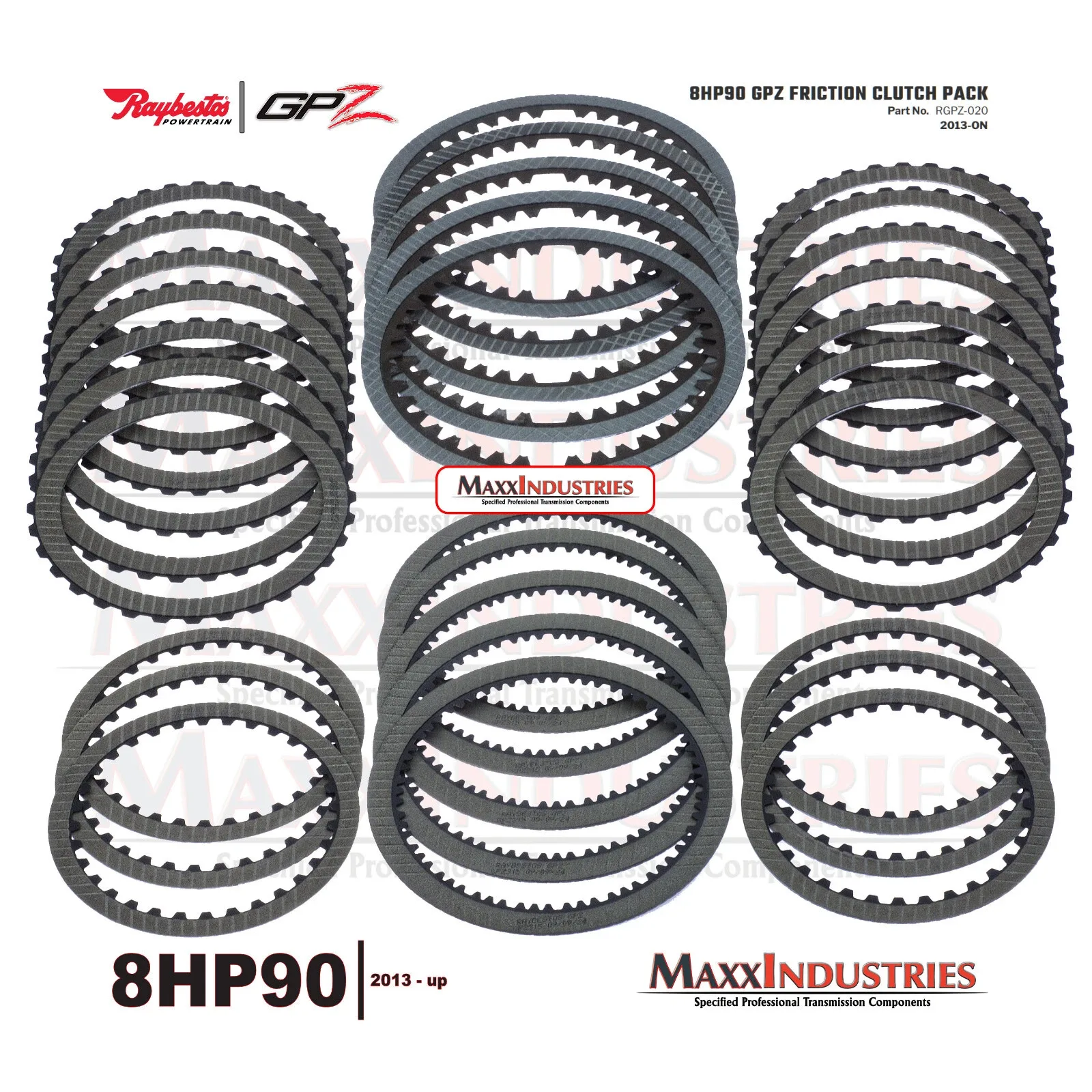 8HP90 Friction Clutch Kit Raybestos RGPZ-020 image 2