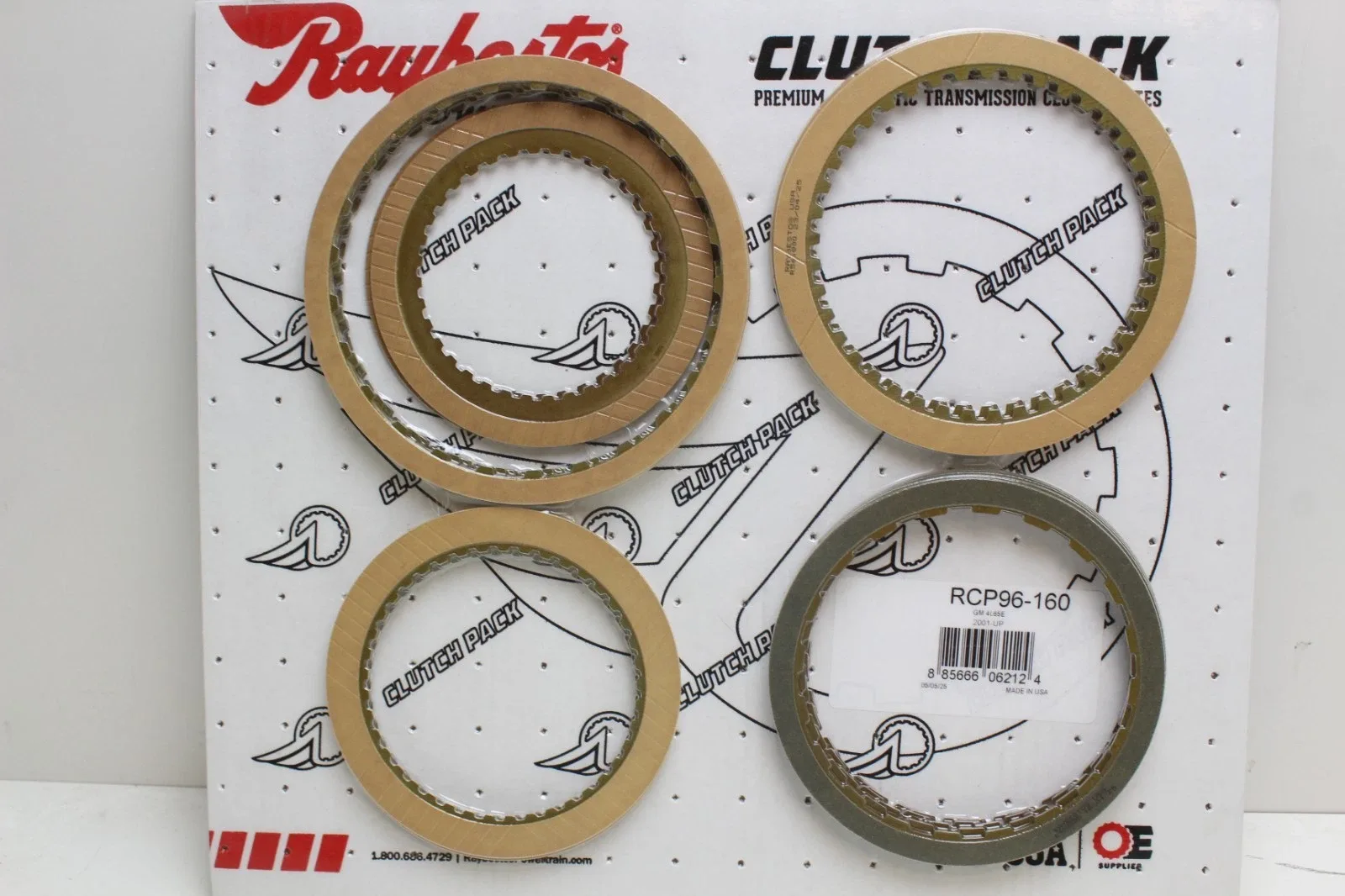 Raybestos 4L60E 4L65E Friction Module High Energy Clutches 2001- On rcp96-160