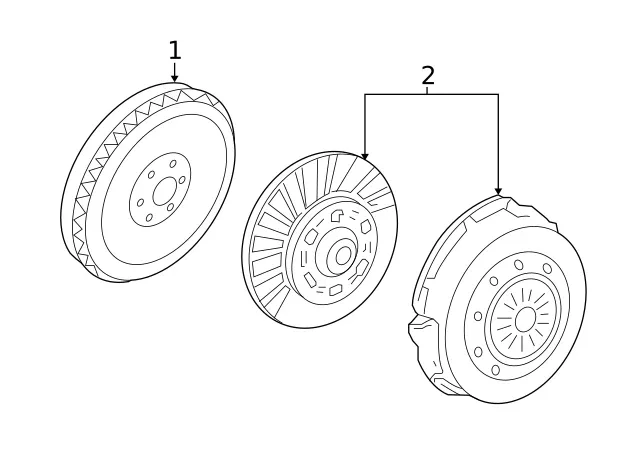 Ford Transmission Clutch Friction Plate 6L2Z-7B442-AA image 4