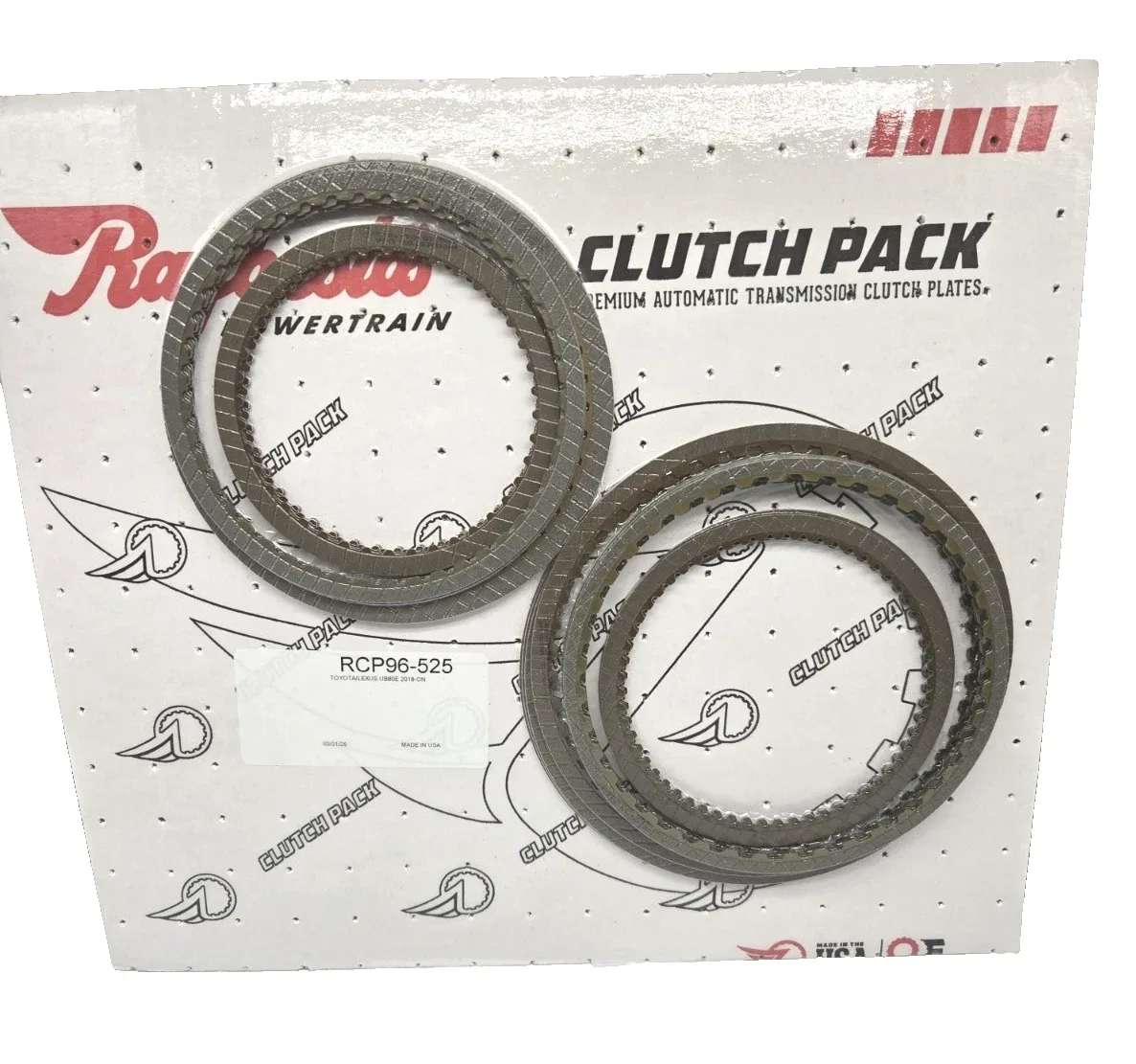 Raybestos RCP96-525 Clutch Kit Friction Plates for Toyota UB80E UB80F
