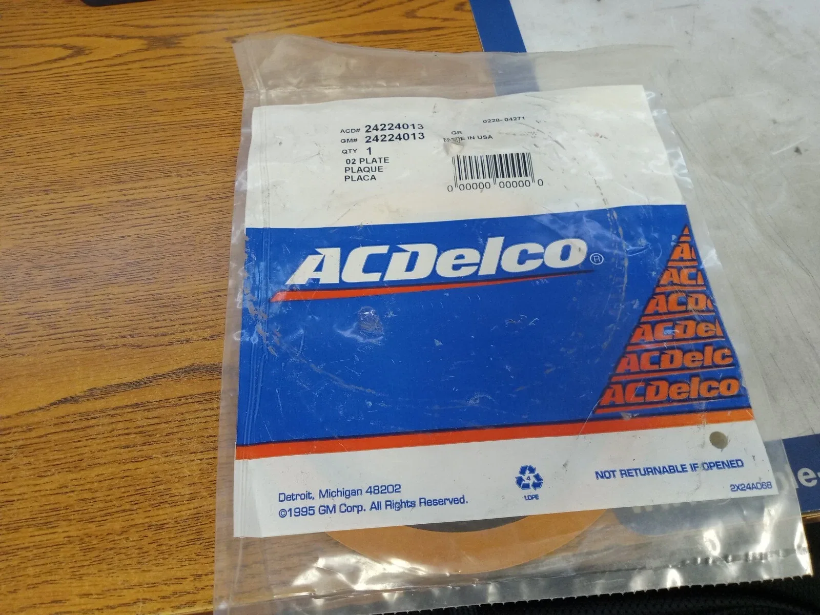 ACDelco 24224013 Automatic Transmission Coast Clutch Plate