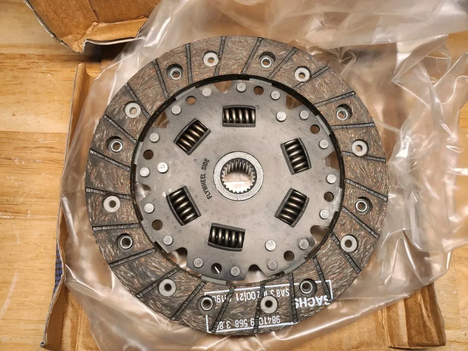 1960-1966 Volkswagen Beetle/Karmann Ghia/Transporter Clutch Friction Disc Sachs 111141031FBR image 2