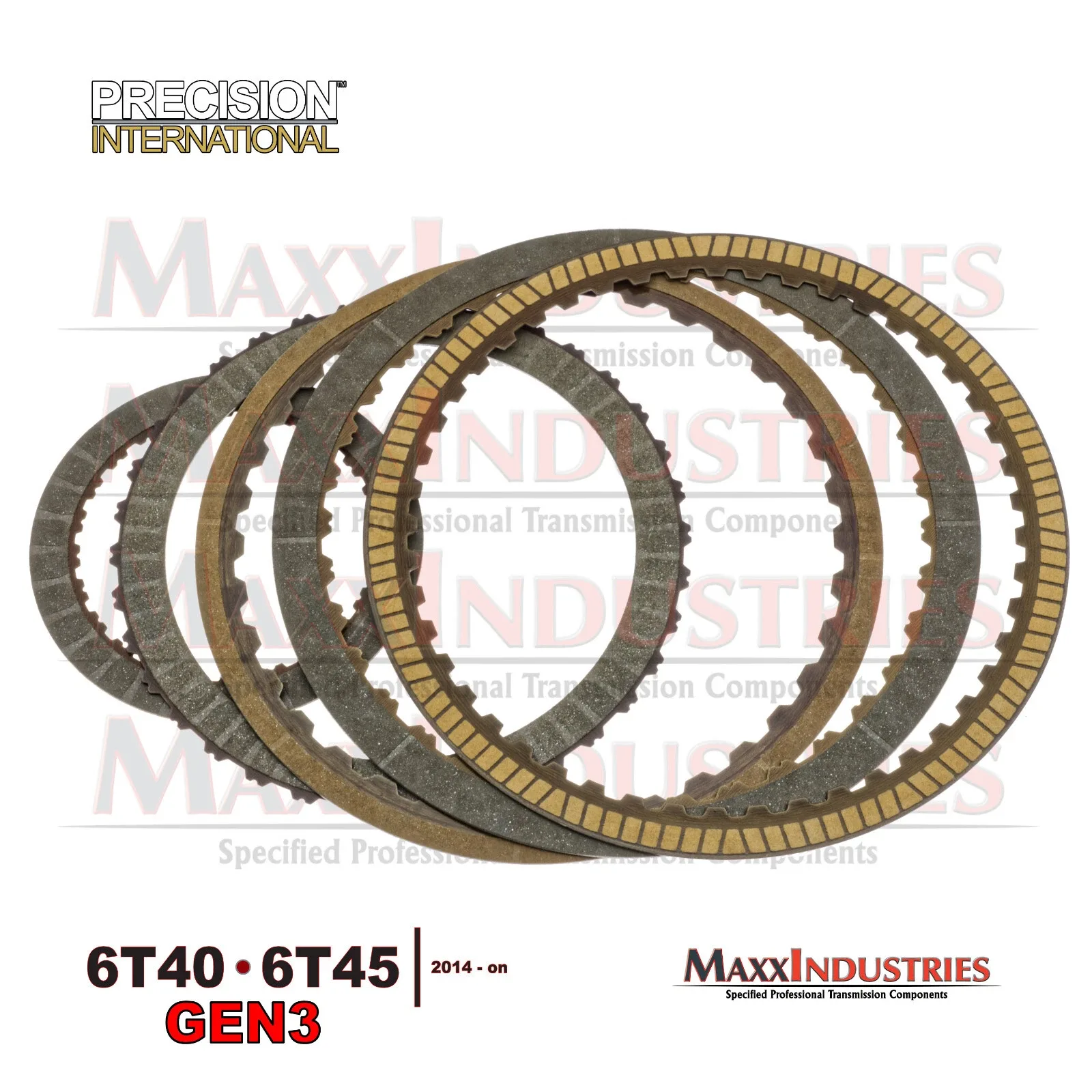 GEN3 6T40/6T45 OEM Friction Clutch Set K5200ZC-1F image 3