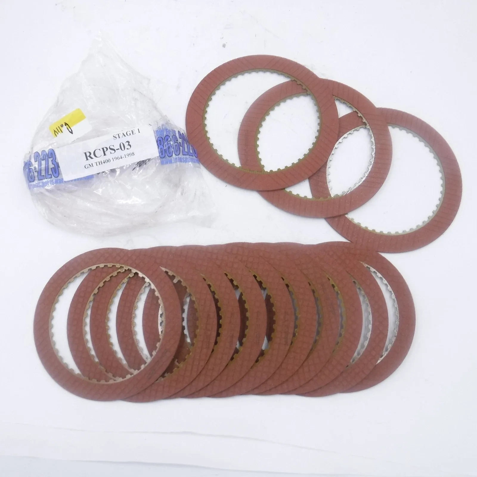 1964-1998 GM TH400 13-Piece Raybestos RCPS-03 Stage-1 Friction Clutch Pack