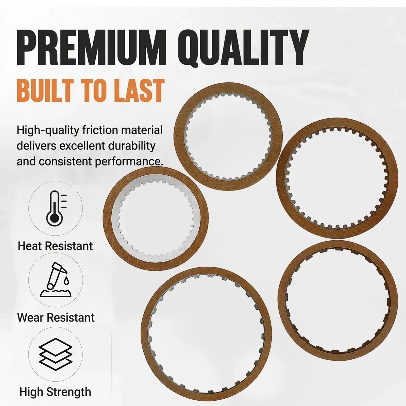 4L65E 23-Piece Clutch Disc / Friction Plate Kit for Automatic Transmission image 3