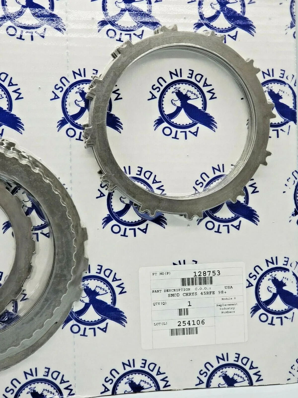 TJS Steel Plate Clutch Kit for Dodge 45RFE / 545RFE – MPN 72139 image 4