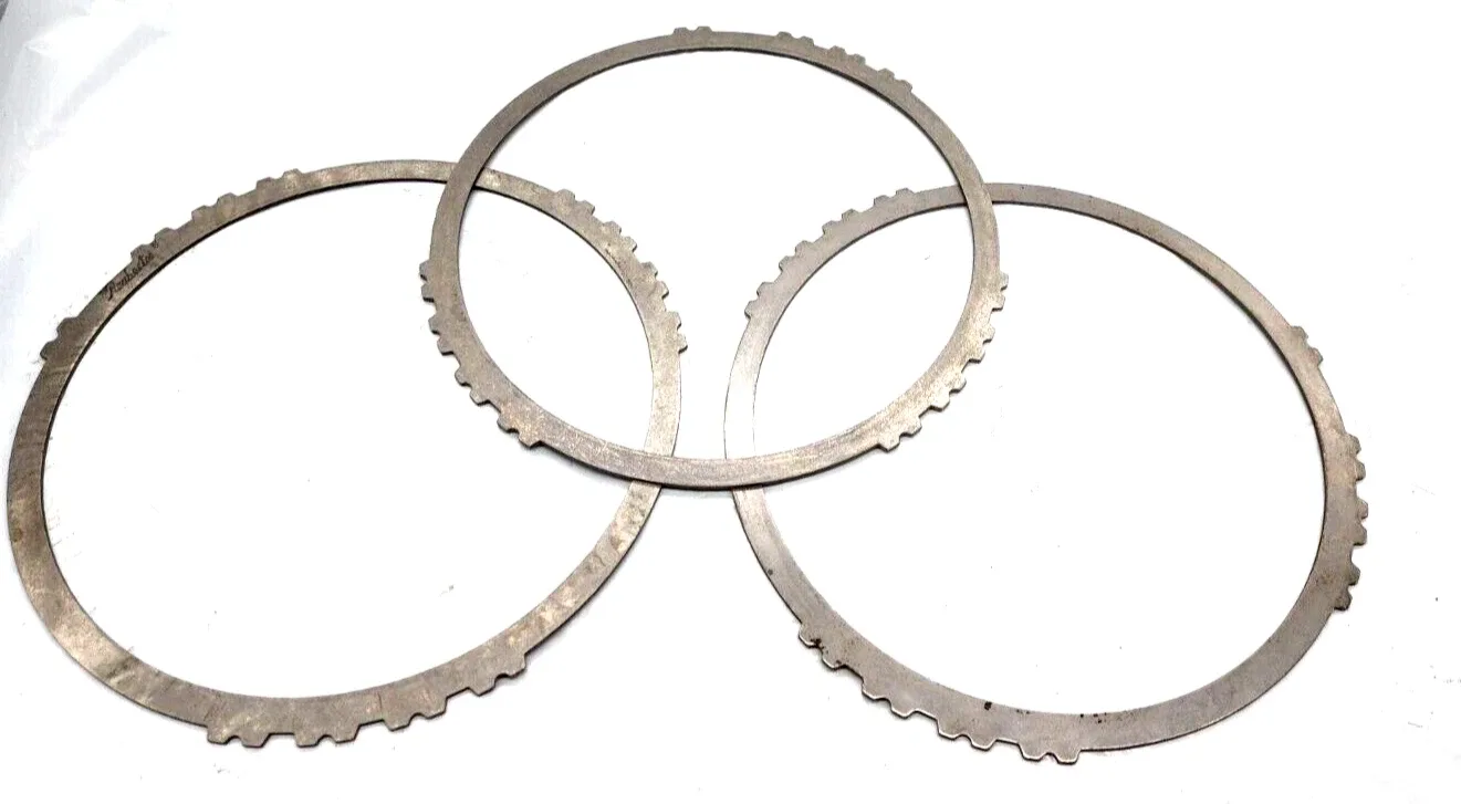 TF60SN (09G) 2-6 Intermediate B1 Steel Clutch Plates — TJS 15124X3, Qty 3