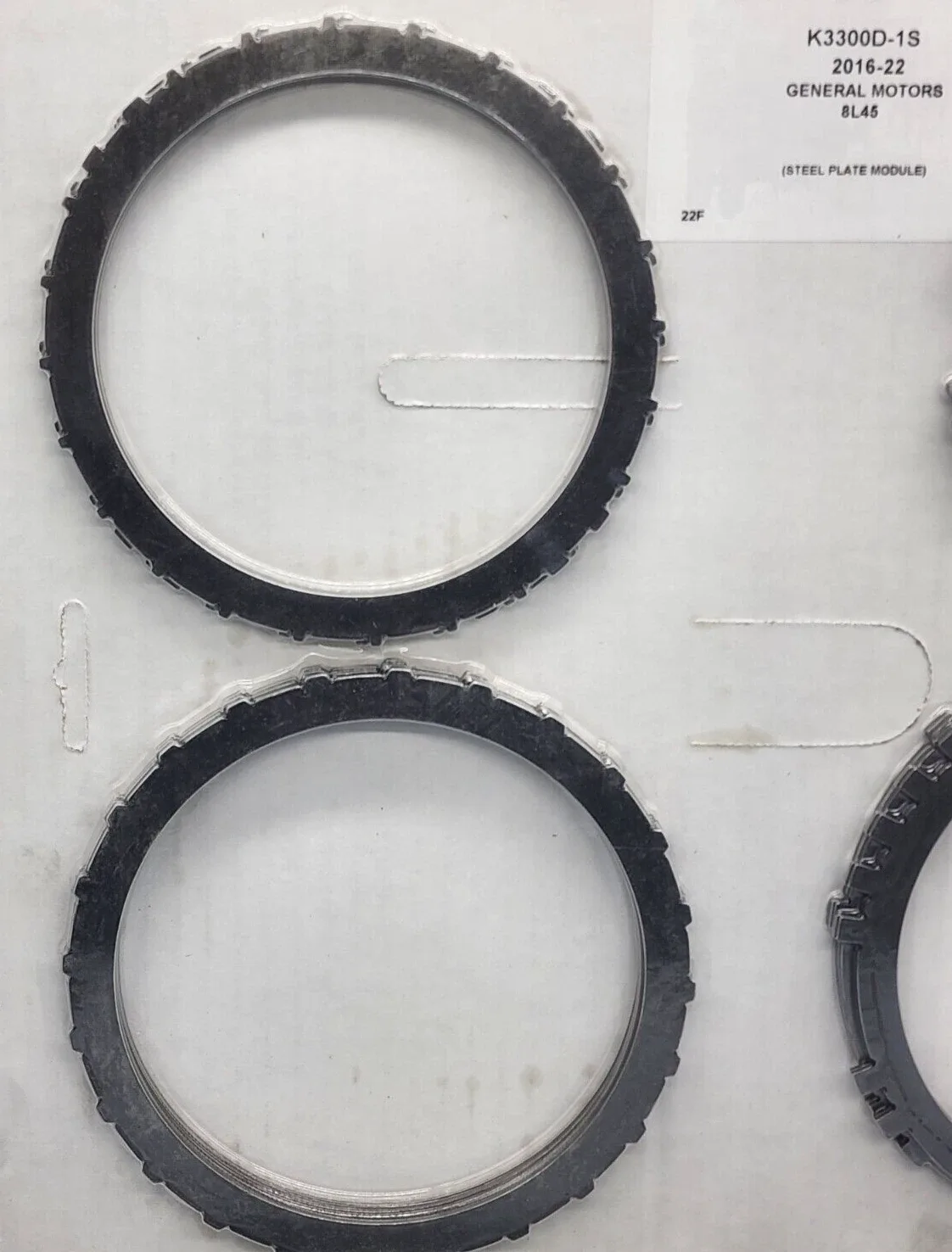GM 8L45 / 8L45e Steel Clutch Plates Kit (2016-2022) - 8l45 steel clutch kit image 4