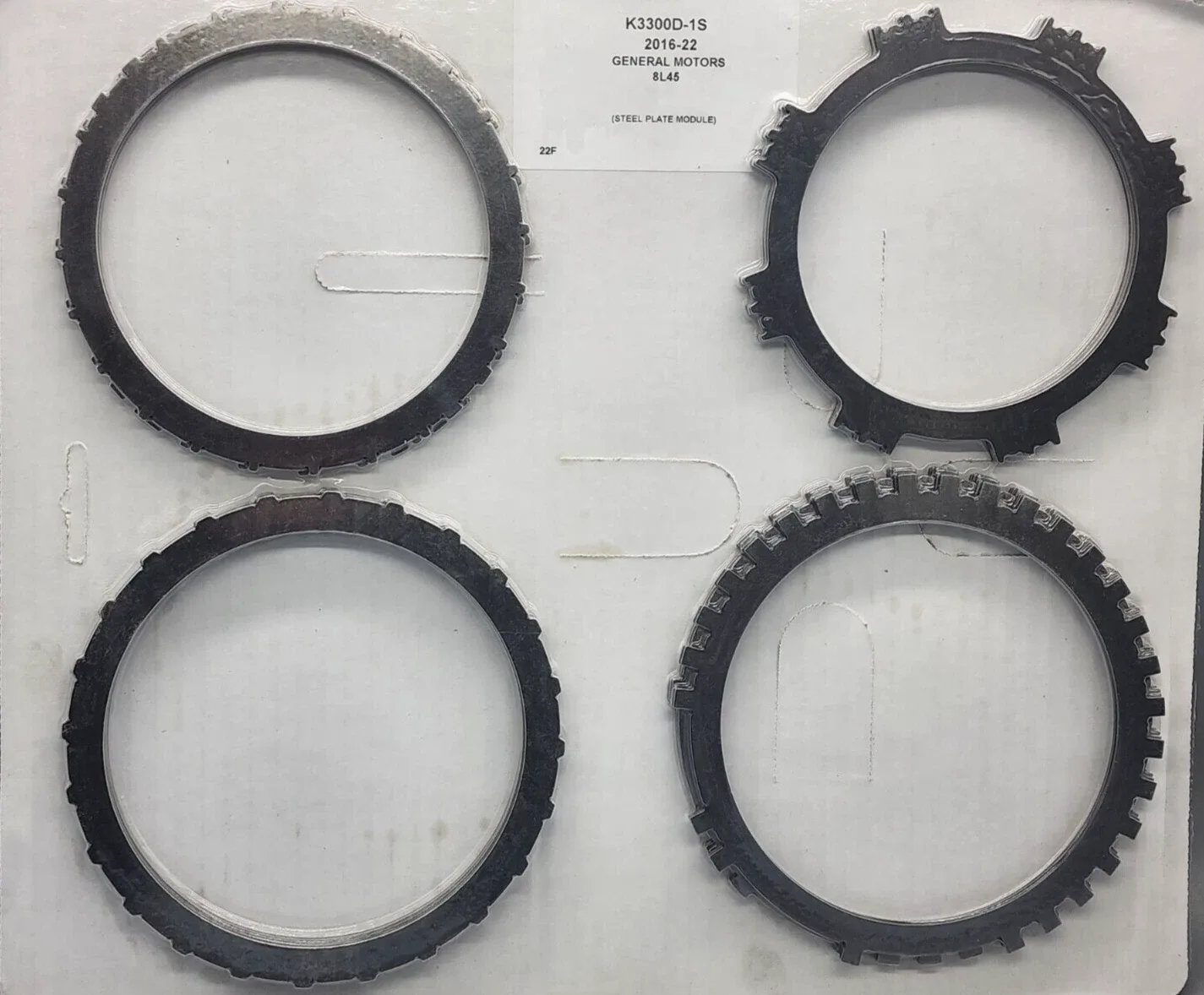 GM 8L45 / 8L45e Steel Clutch Plates Kit (2016-2022) - 8l45 steel clutch kit